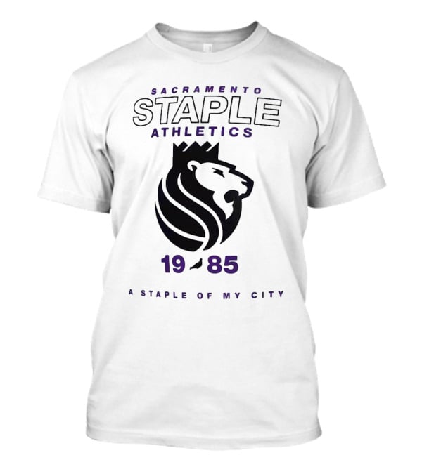 Sacramento Kings NBA X Staple Athletics 1985 A Staple Of My City T-Shirt