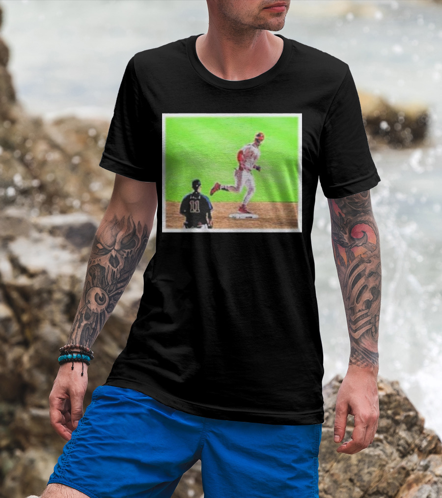 Section 419 Harper Stares Down Arcia Baseball Moment T-Shirt