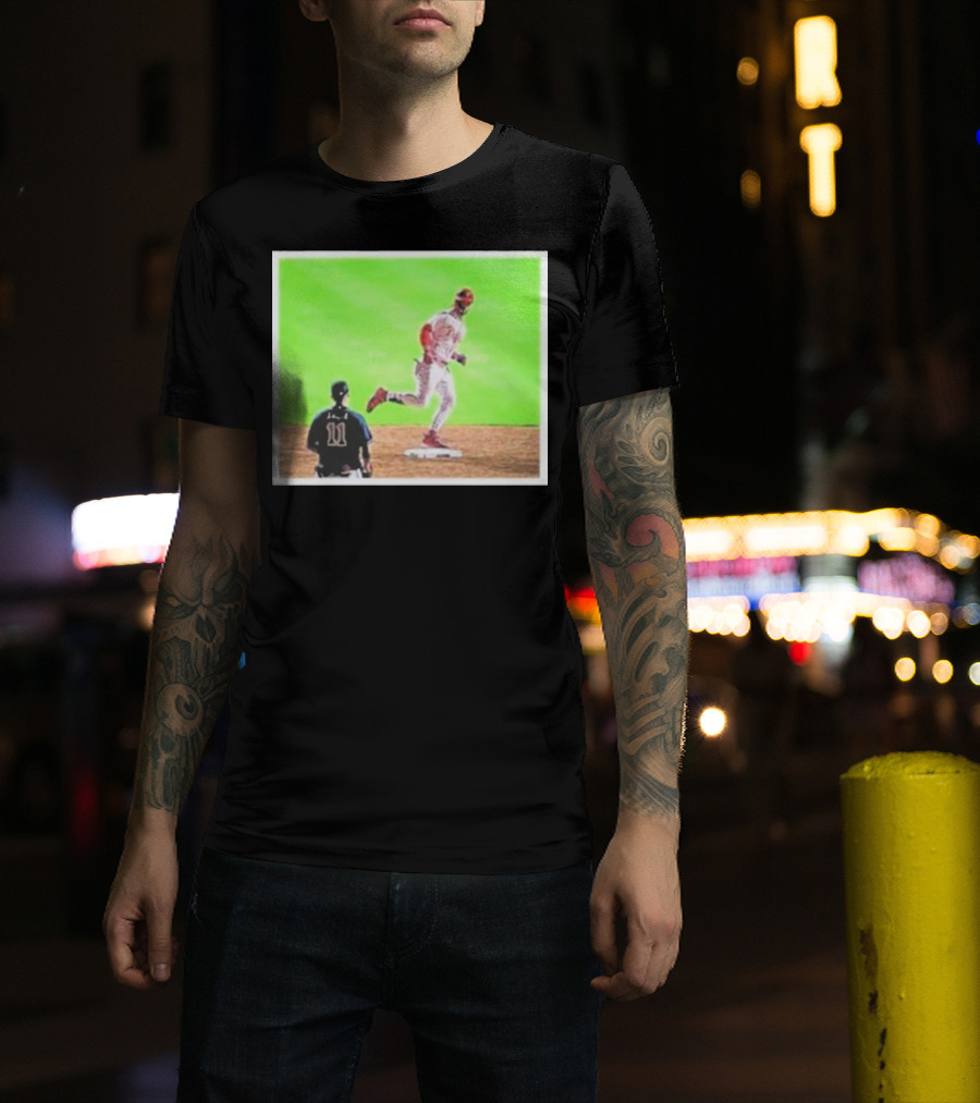 Section 419 Harper Stares Down Arcia Baseball Moment T-Shirt