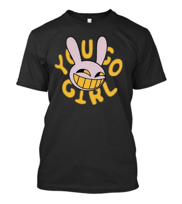 Jax You Go Girl Iconic Smiling Rabbit Face T-Shirt