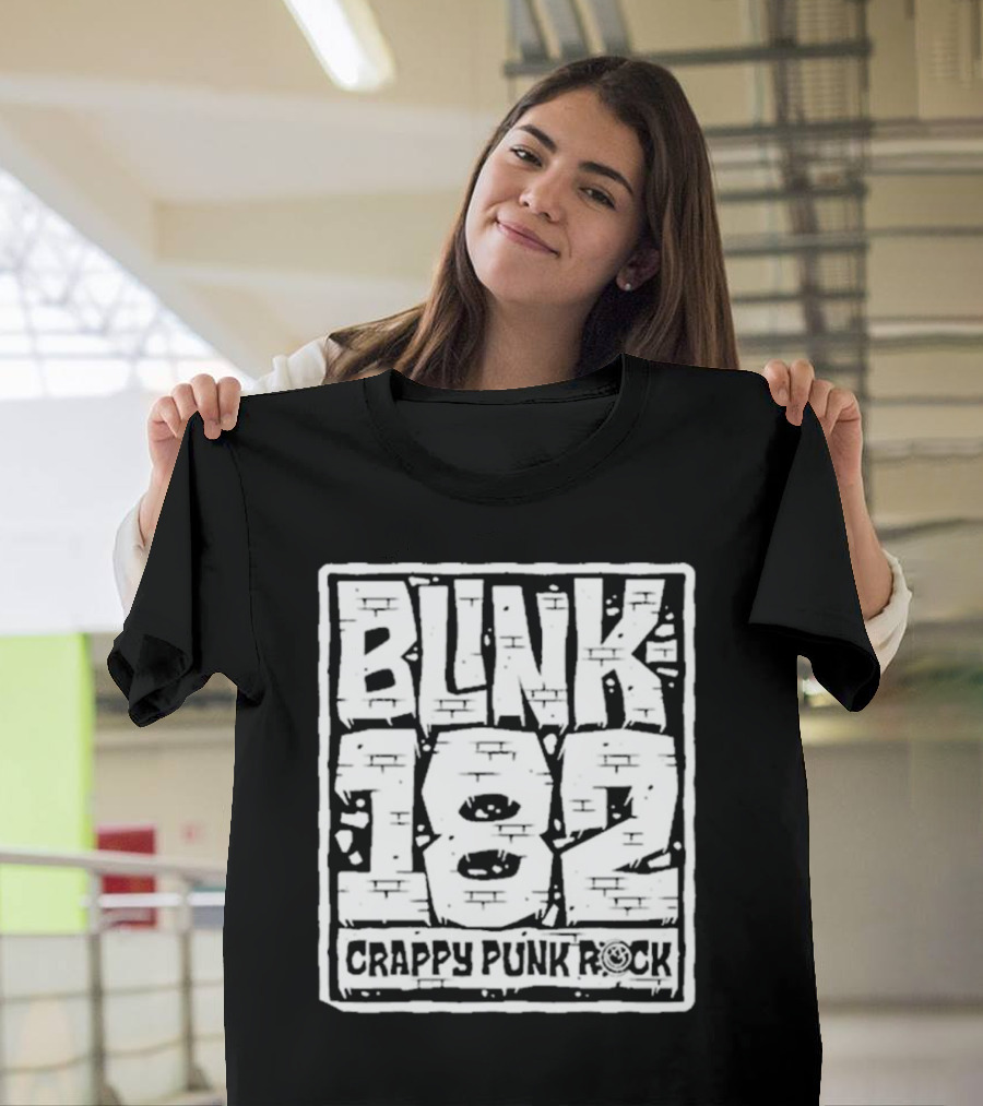 BLINK 182 Crappy Punk Rock Brick Wall T-Shirt