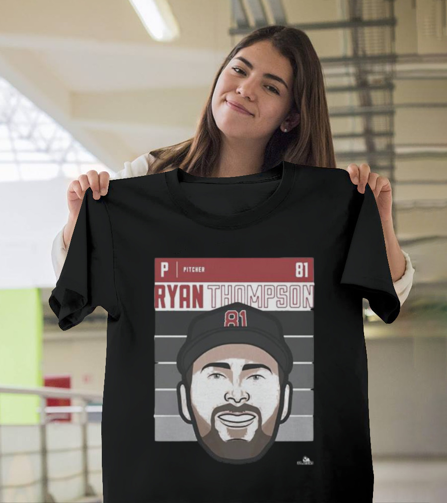 Ryan Thompson Pitcher 81 Arizona Fade T-Shirt