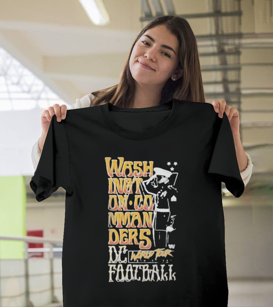 Washington Commanders DC World Tour Football T-Shirt