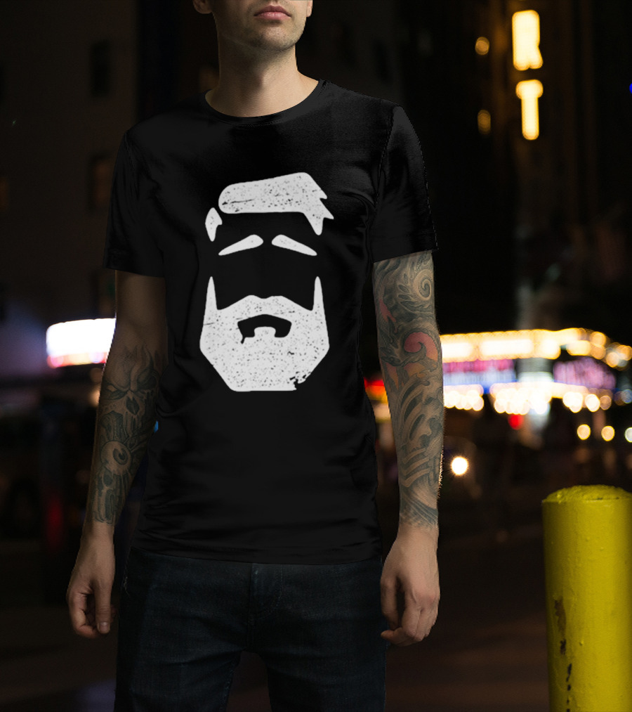 Better Man Beard Textured Face T-Shirt
