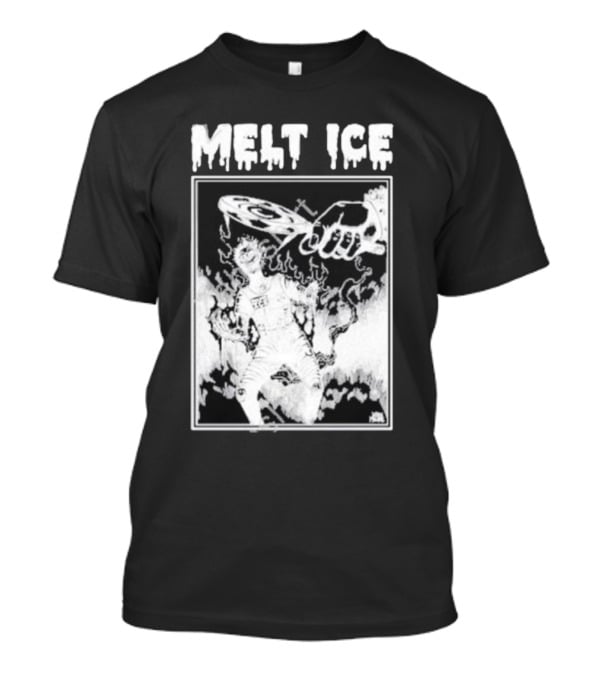 Melt Ice Punkwithacamera Fiery Record Flame T-Shirt