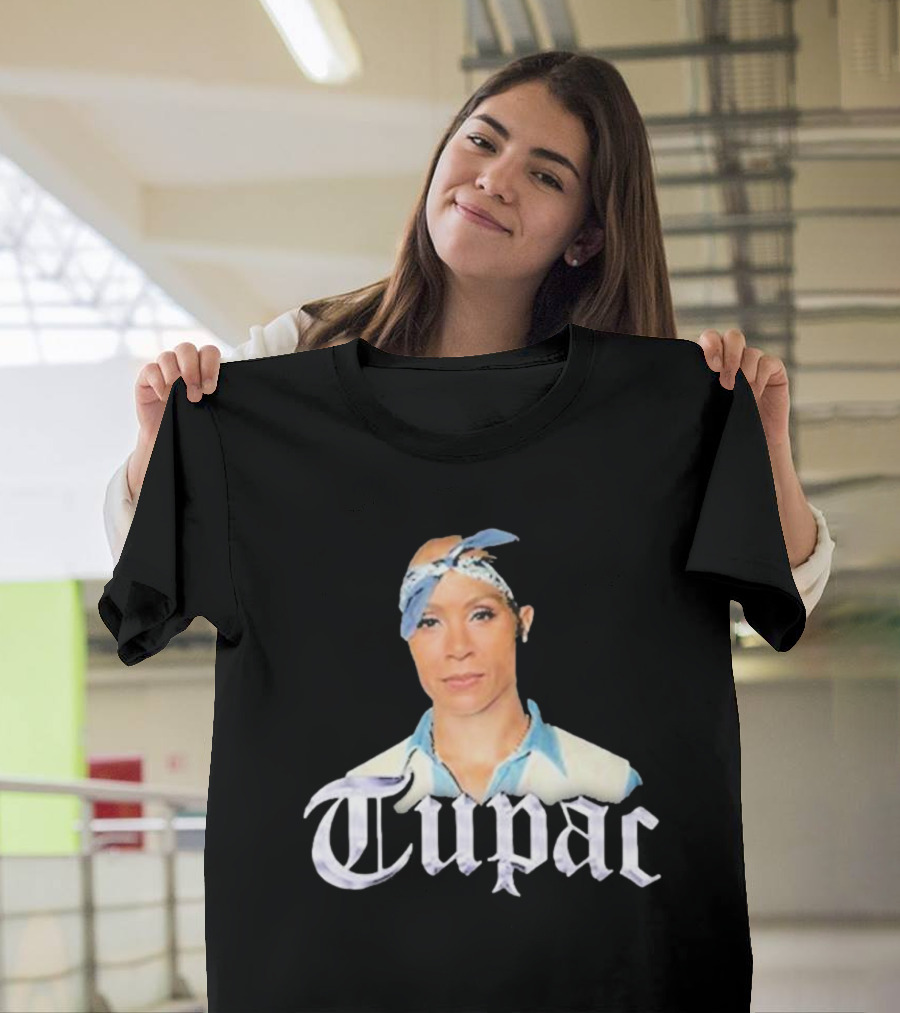 Tupac Blue Bandana Bust T-Shirt