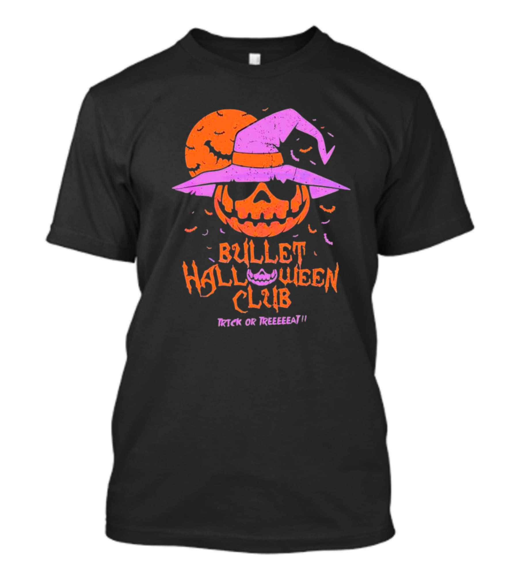 Bullet Halloween Club Trick Or Treeeeat T-Shirt