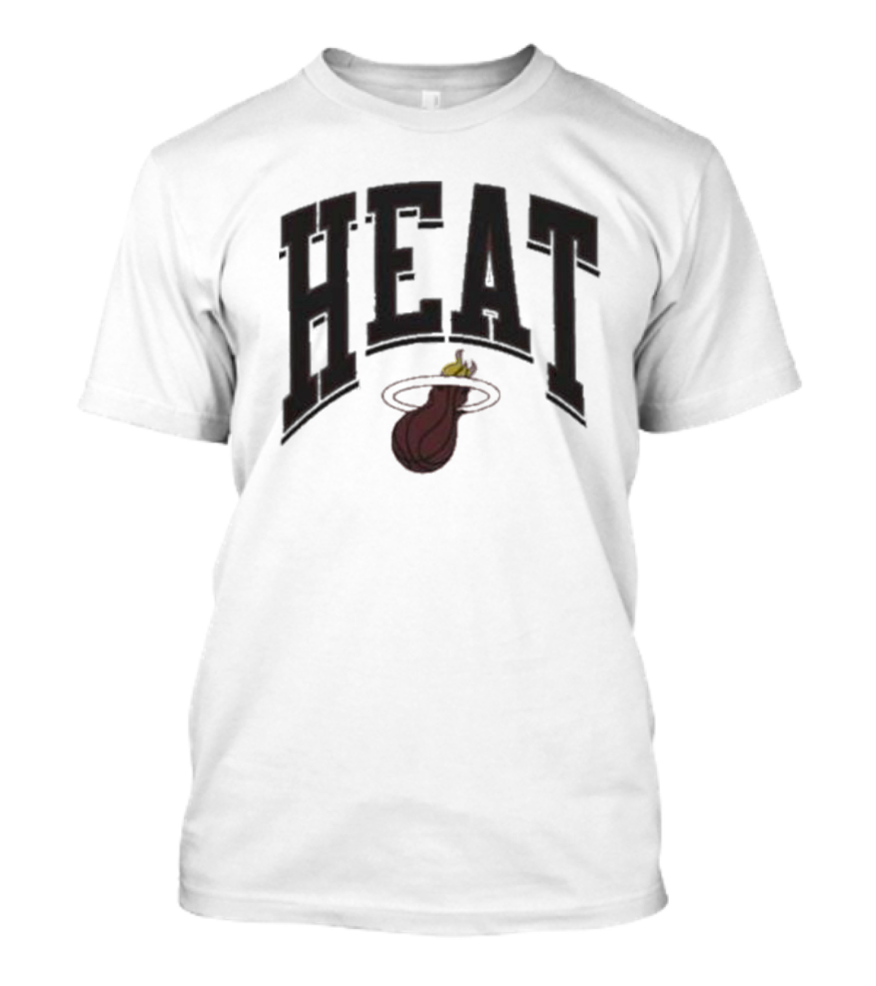 Miami Heat Iconic Flaming Basketball T-Shirt