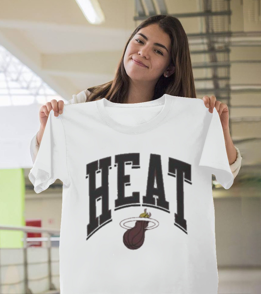 Miami Heat Iconic Flaming Basketball T-Shirt