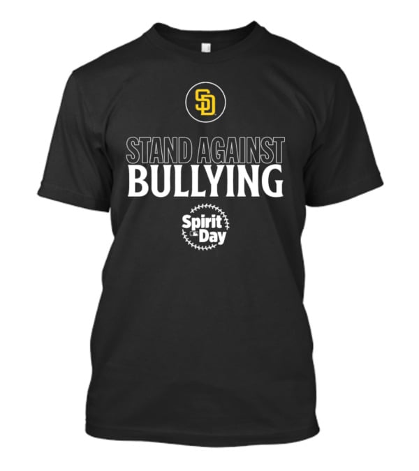 San Diego Padres Stand Against Bullying Spirit Day SD T-Shirt
