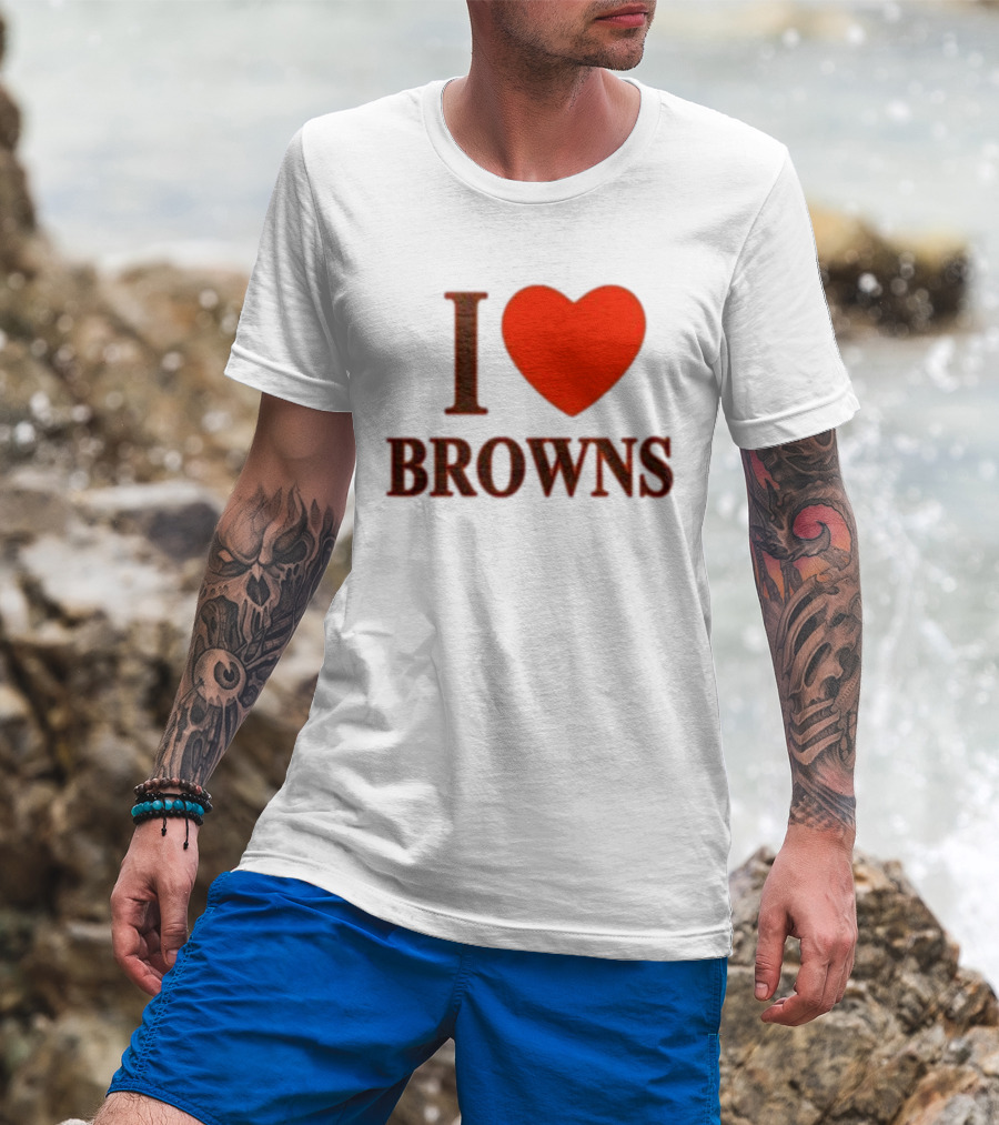 I Heart Browns T-Shirt