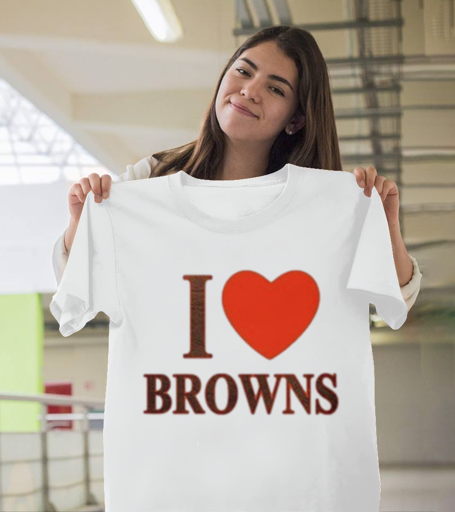 I Heart Browns T-Shirt