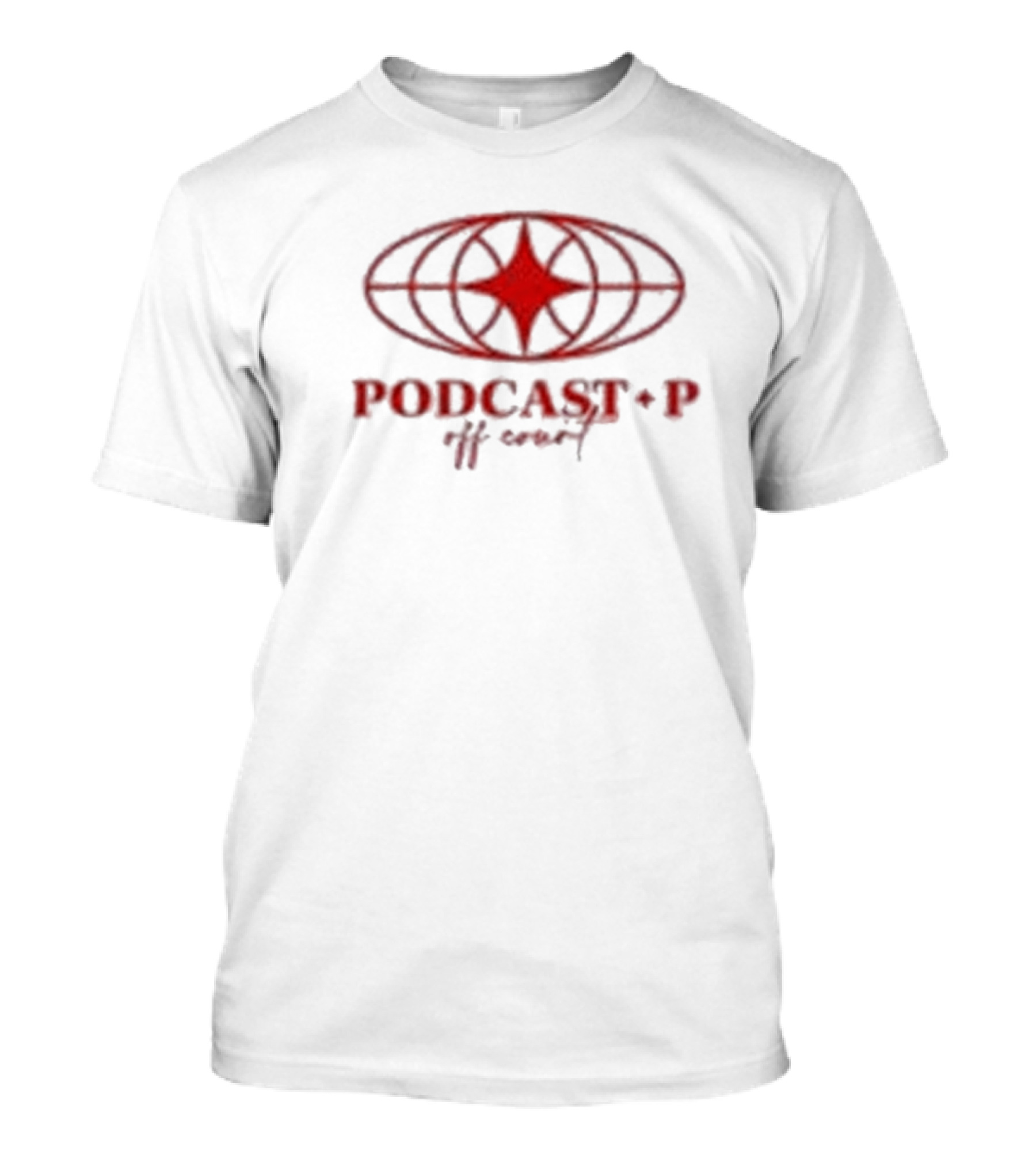 Podcast P Off Court Star T-Shirt