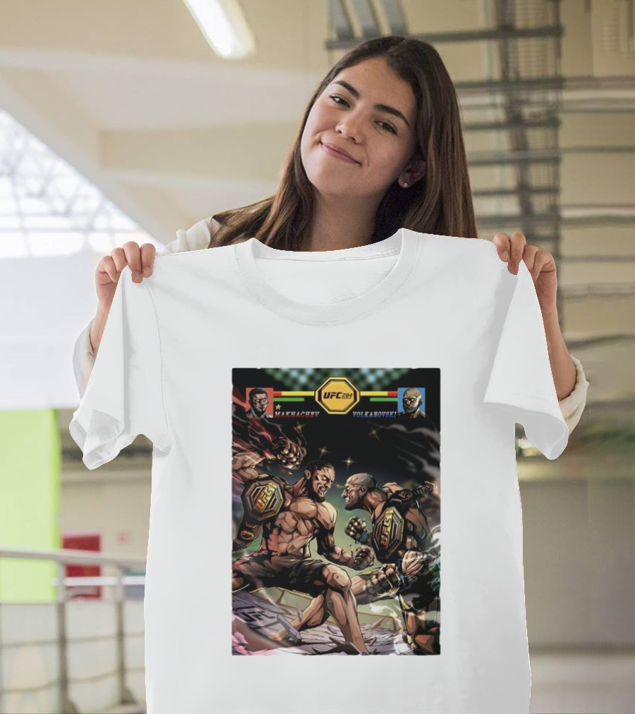 UFC 294 Lightweight Title Fight Makhachev vs Volkanovski 2 T-Shirt