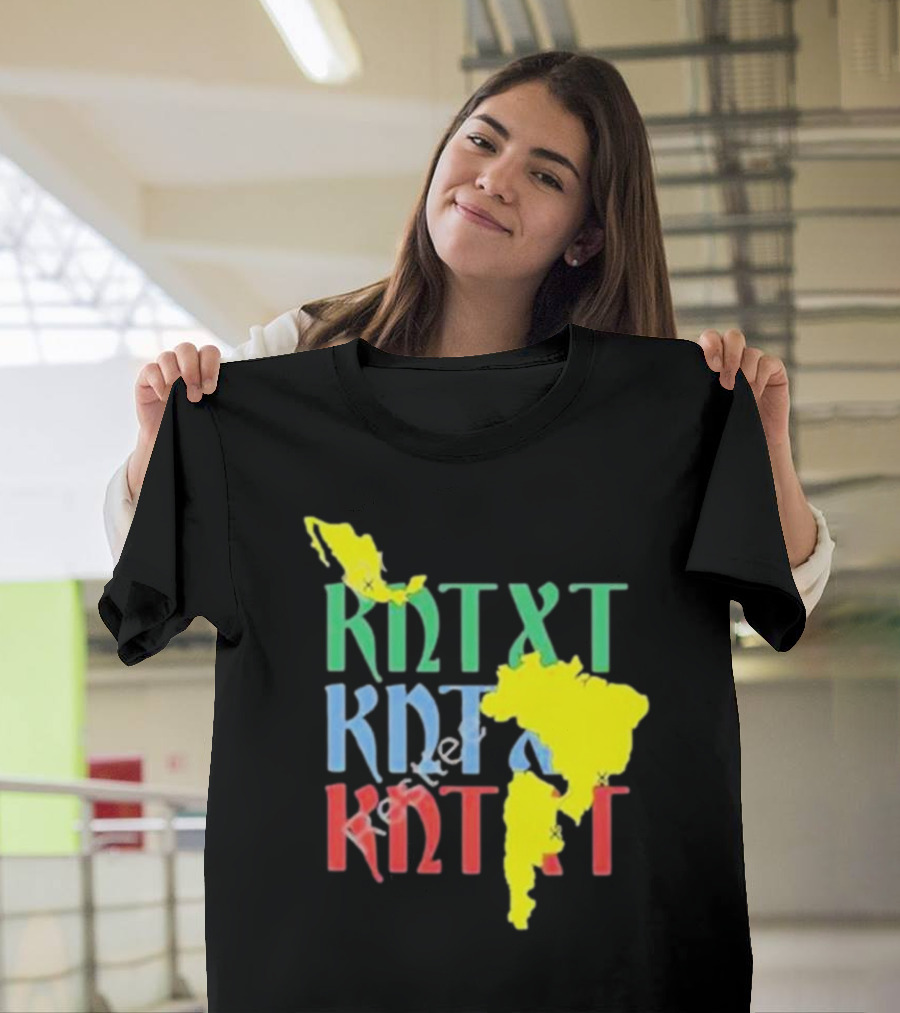 KNTXT Latin America Tour Map T-Shirt