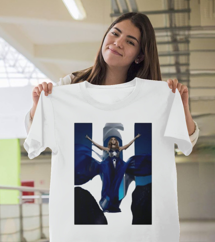 Kylie Minogue Aphrodite Blue Gown Iconic Pose T-Shirt