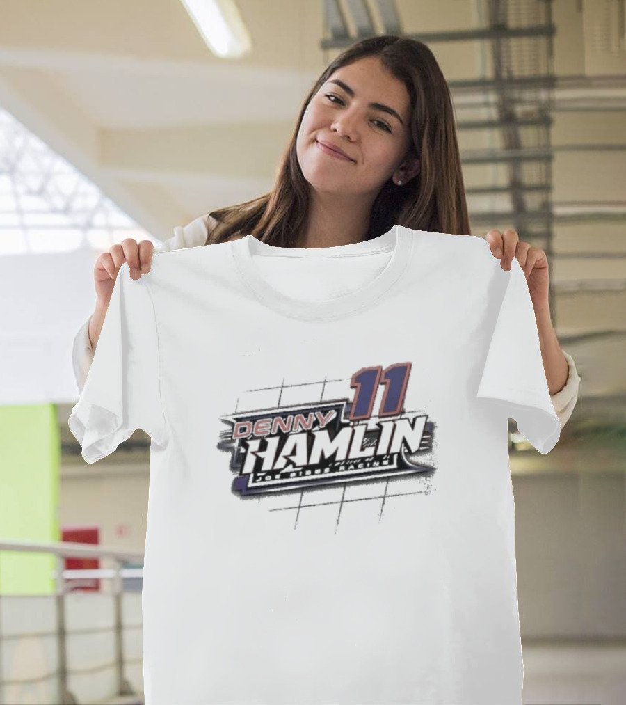 Denny Hamlin 11 Joe Gibbs Racing 2024 Team Collection T-Shirt