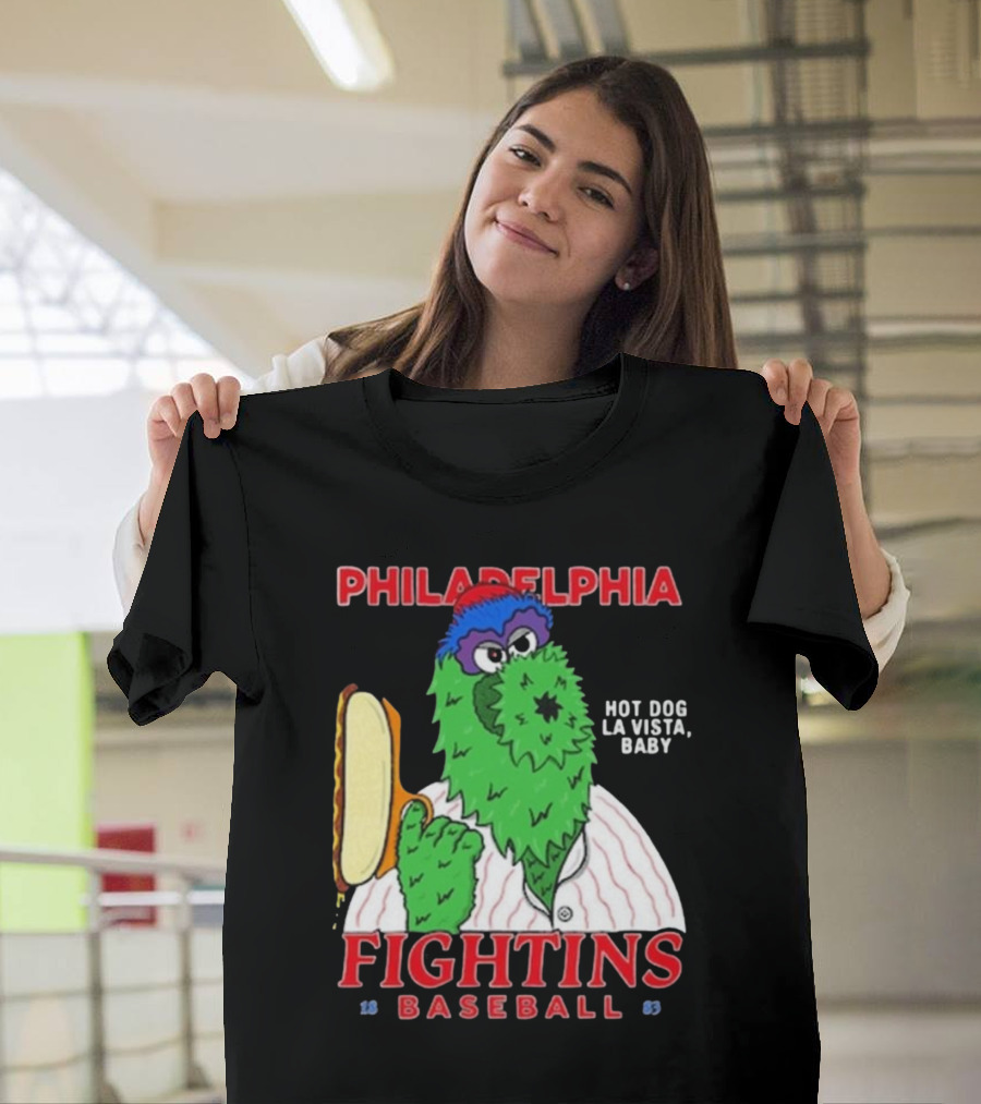 Philadelphia Phillies Phanatic Fightins Baseball Hot Dog La Vista Baby T-Shirt