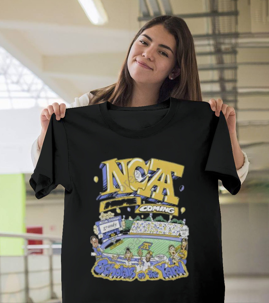 Frko X NC A&t Homecoming Scholars On The Yard Stadium Cartoon T-Shirt