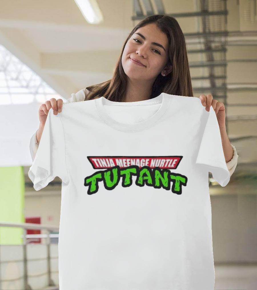 Teenhearts Tinja Meenage Nurtle Tutant Retro Green T-Shirt