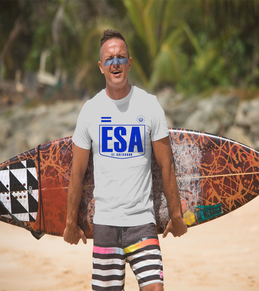 ESA El Salvador Logo Emblem With National T-Shirt