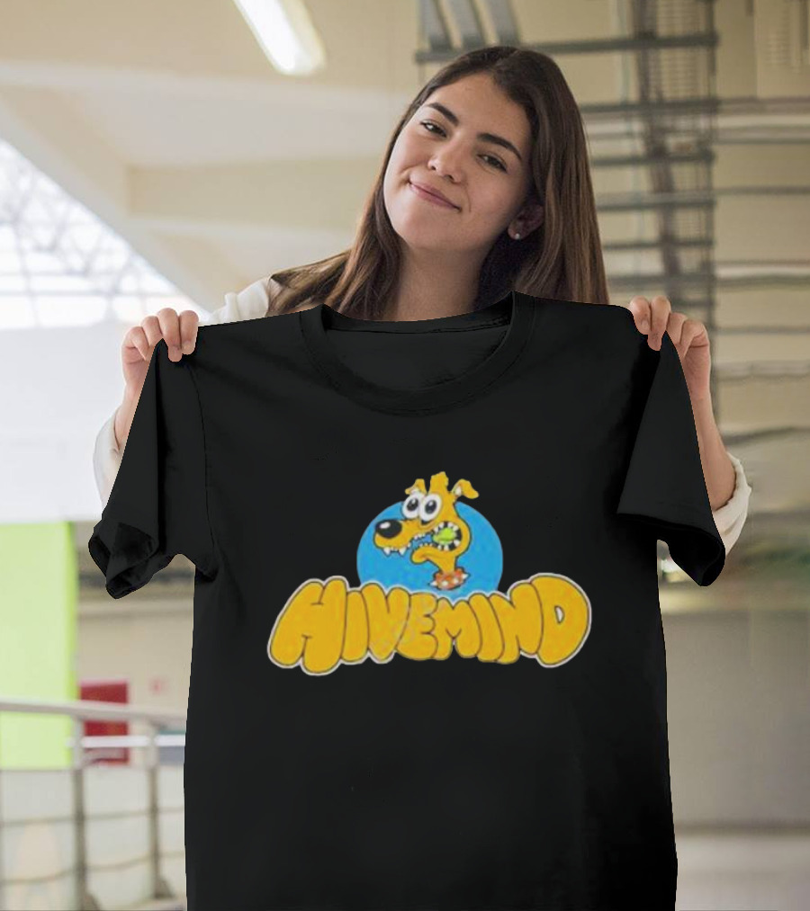 Copes Hivemind French Terry Dog Cartoon T-Shirt