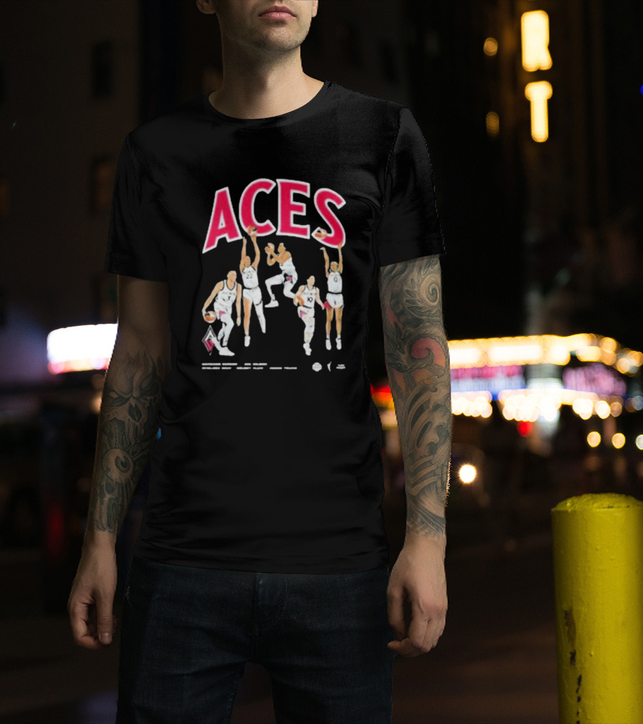 ACEs Basketball Team Players Action T-Shirt