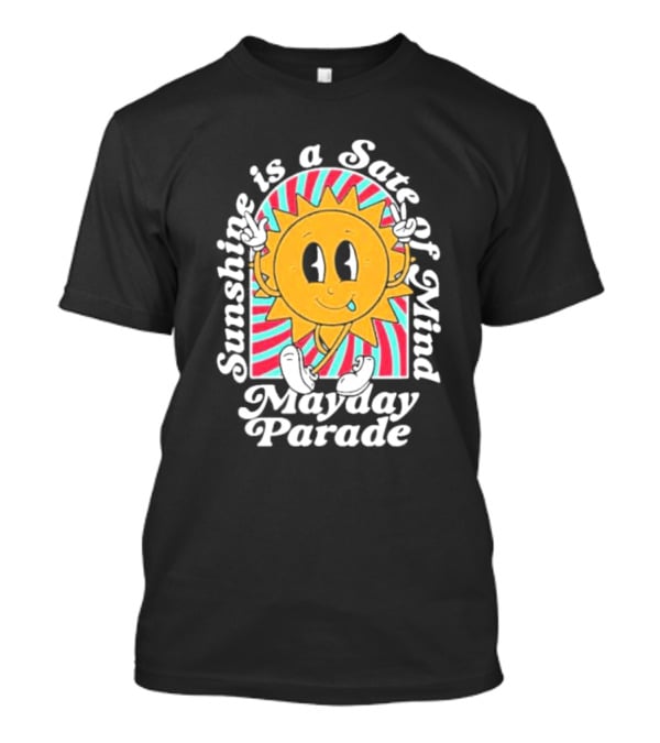 Sunshine Is A State Of Mind Mayday Parade Vintage Cartoon Sun T-Shirt