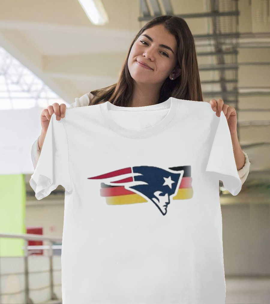 Hunter Henry Patriots Germany NFL Logo Edition T-Shirt