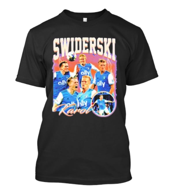Karol Swiderski Ally Soccer Celebration Montage T-Shirt