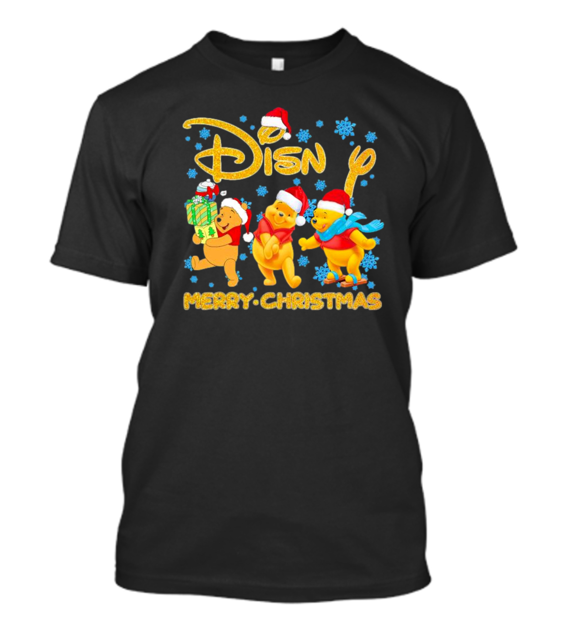 Disney Winnie-the-Pooh Santa Merry Christmas T-Shirt