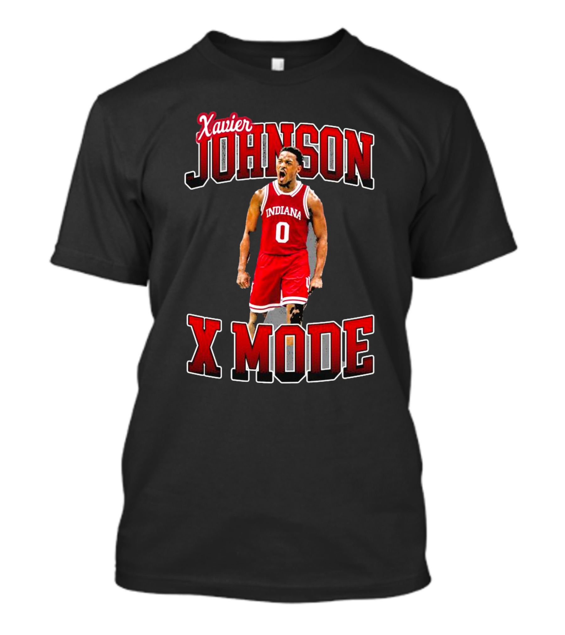 Xavier Johnson X-Mode Indiana Basketball Player T-Shirt