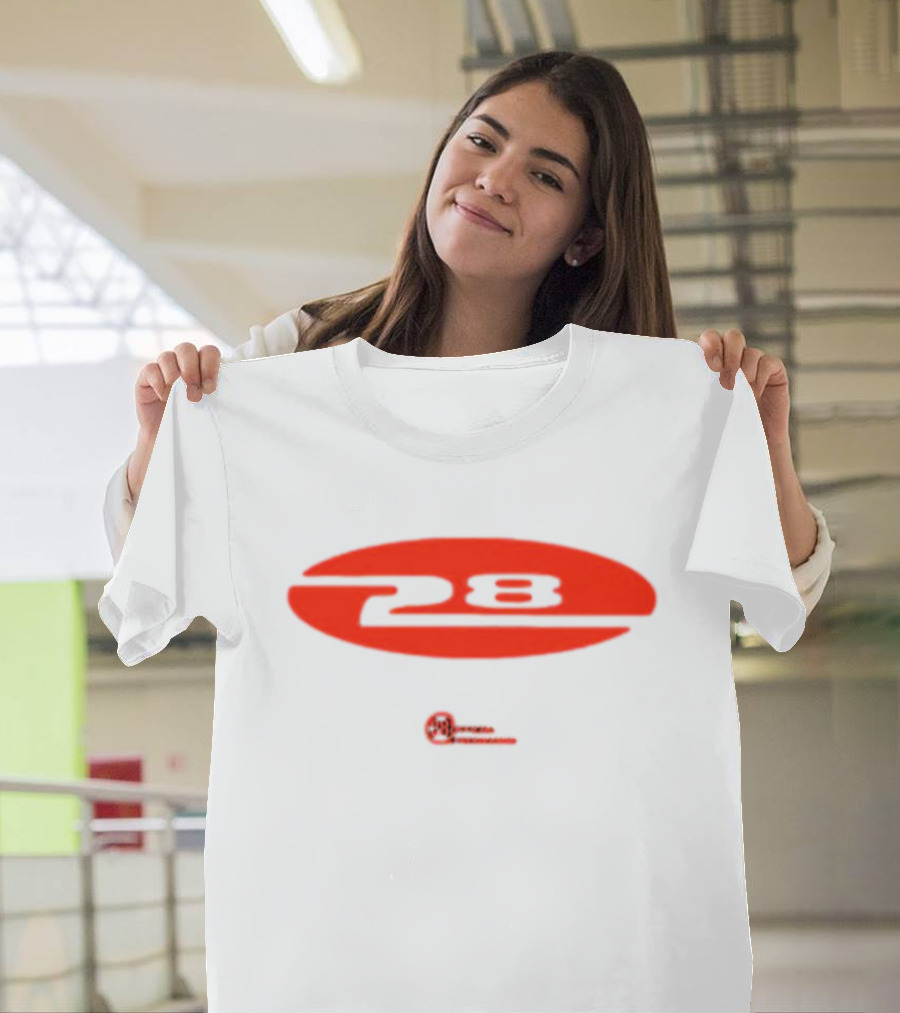 28 Official Programme Logo Red Oval T-Shirt