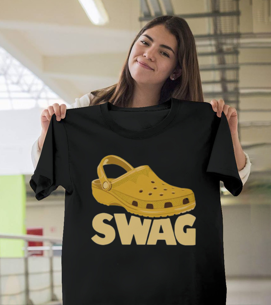 Croc Swag Yellow Clogs T-Shirt