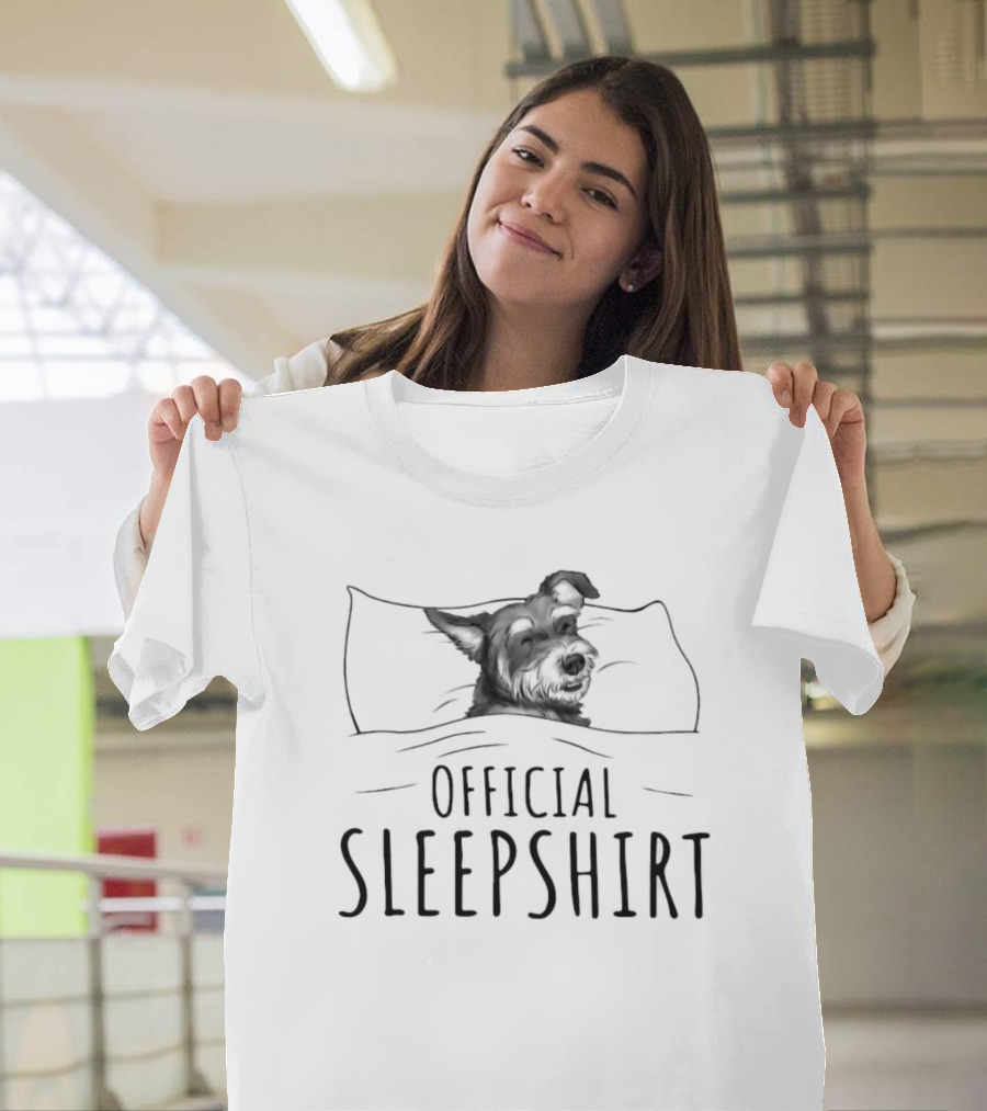 Schnauzer Official Sleep Shirt Pajama T-Shirt