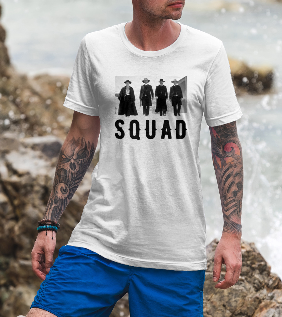 Tombstone Squad Western Cowboy Outlaws T-Shirt