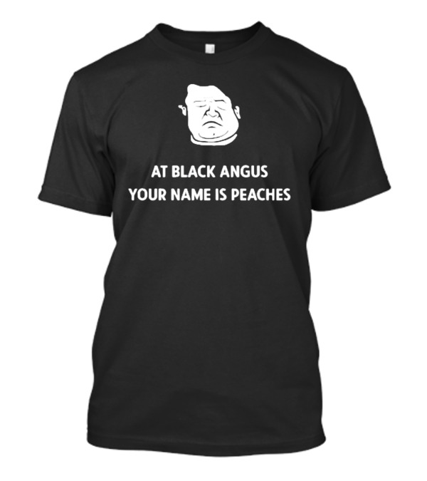 Patton Oswalt Drawing At Black Angus Your Name Is Peaches T-Shirt