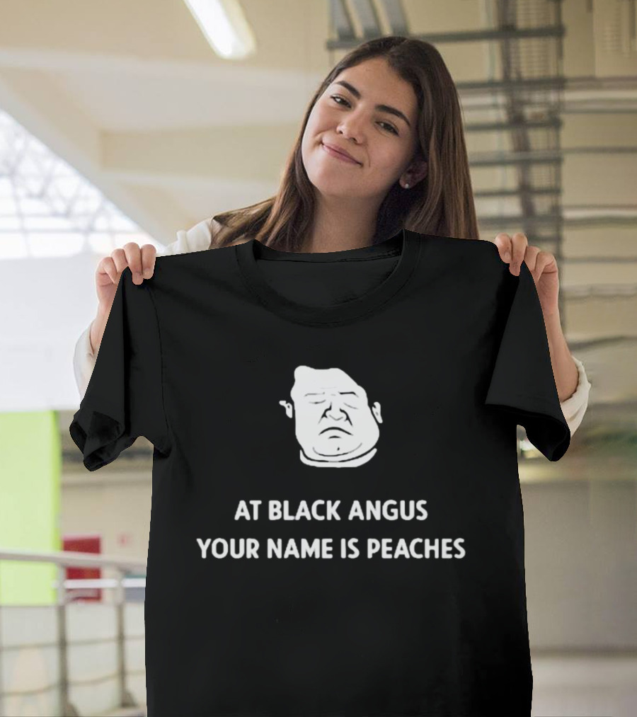 Patton Oswalt Drawing At Black Angus Your Name Is Peaches T-Shirt