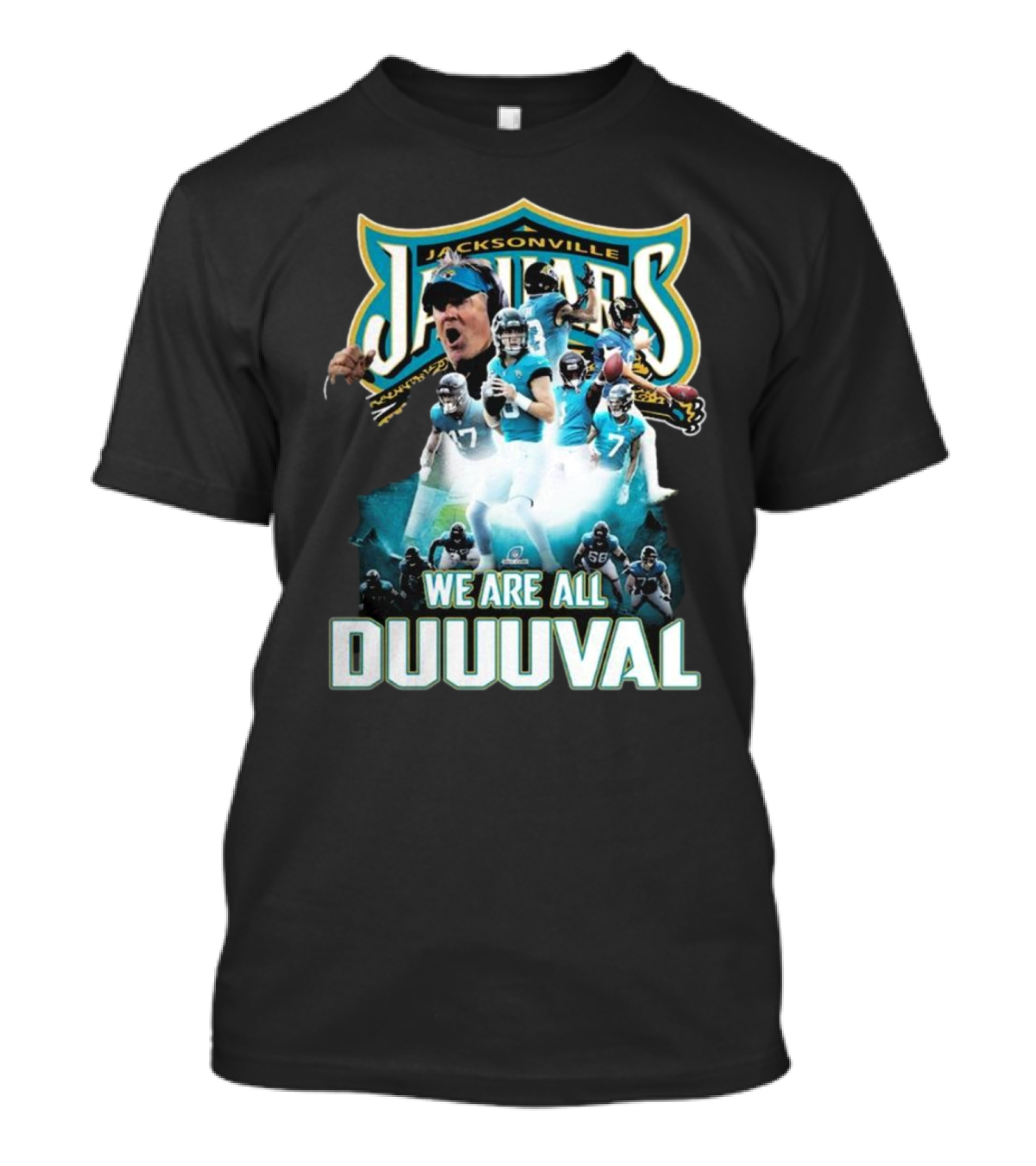 Jacksonville Jaguars Players We Are All Duuuval Victory T-Shirt