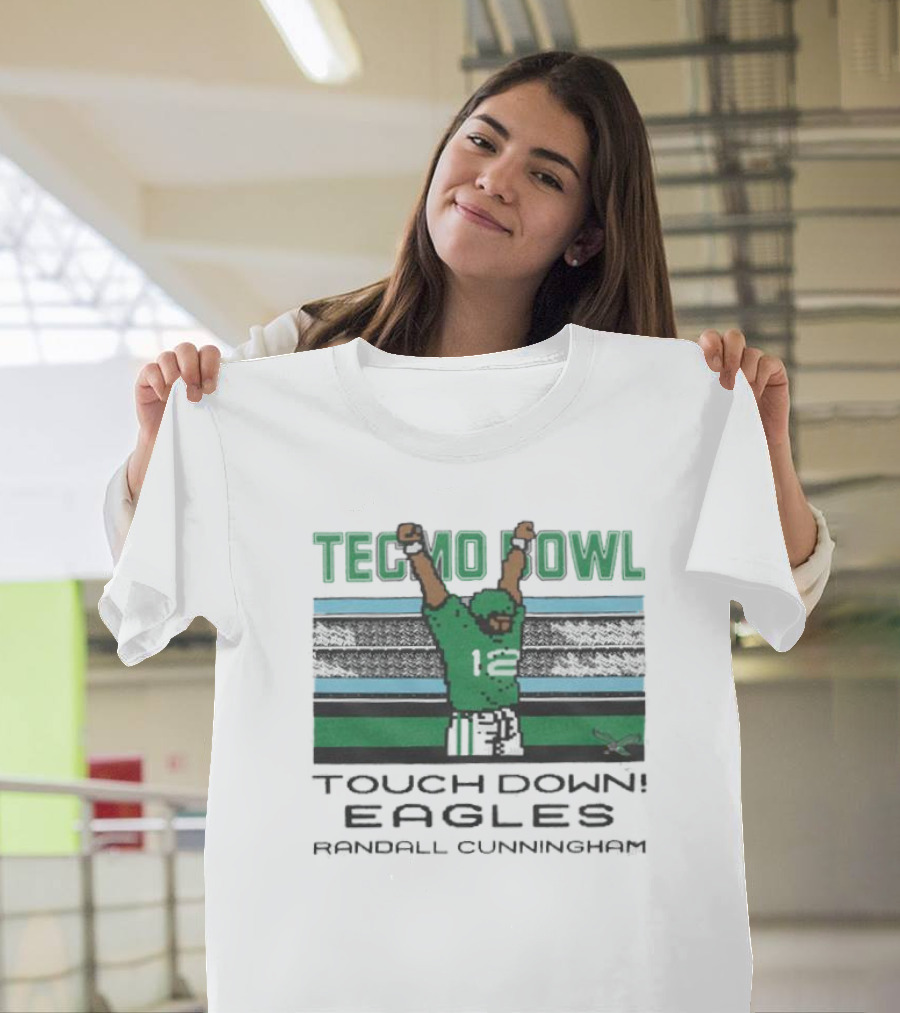 Tecmo Bowl Touchdown Eagles Randall Cunningham T-Shirt