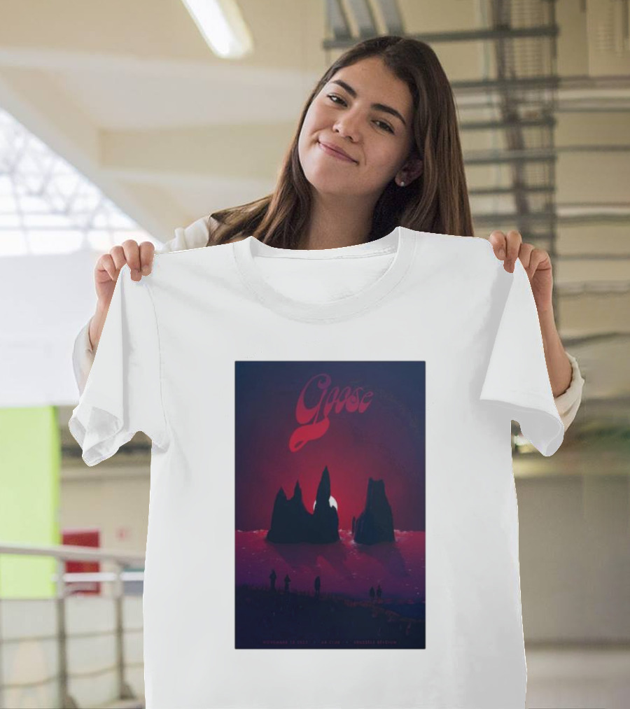 Goose Concert November 13 Ancienne Belgique Brussels Event T-Shirt
