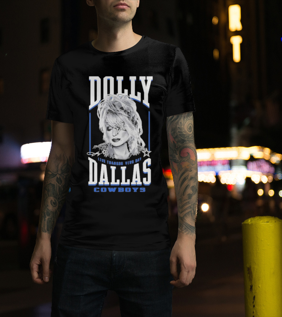 Dolly Parton Live Thanksgiving Day Dallas Cowboys T-Shirt