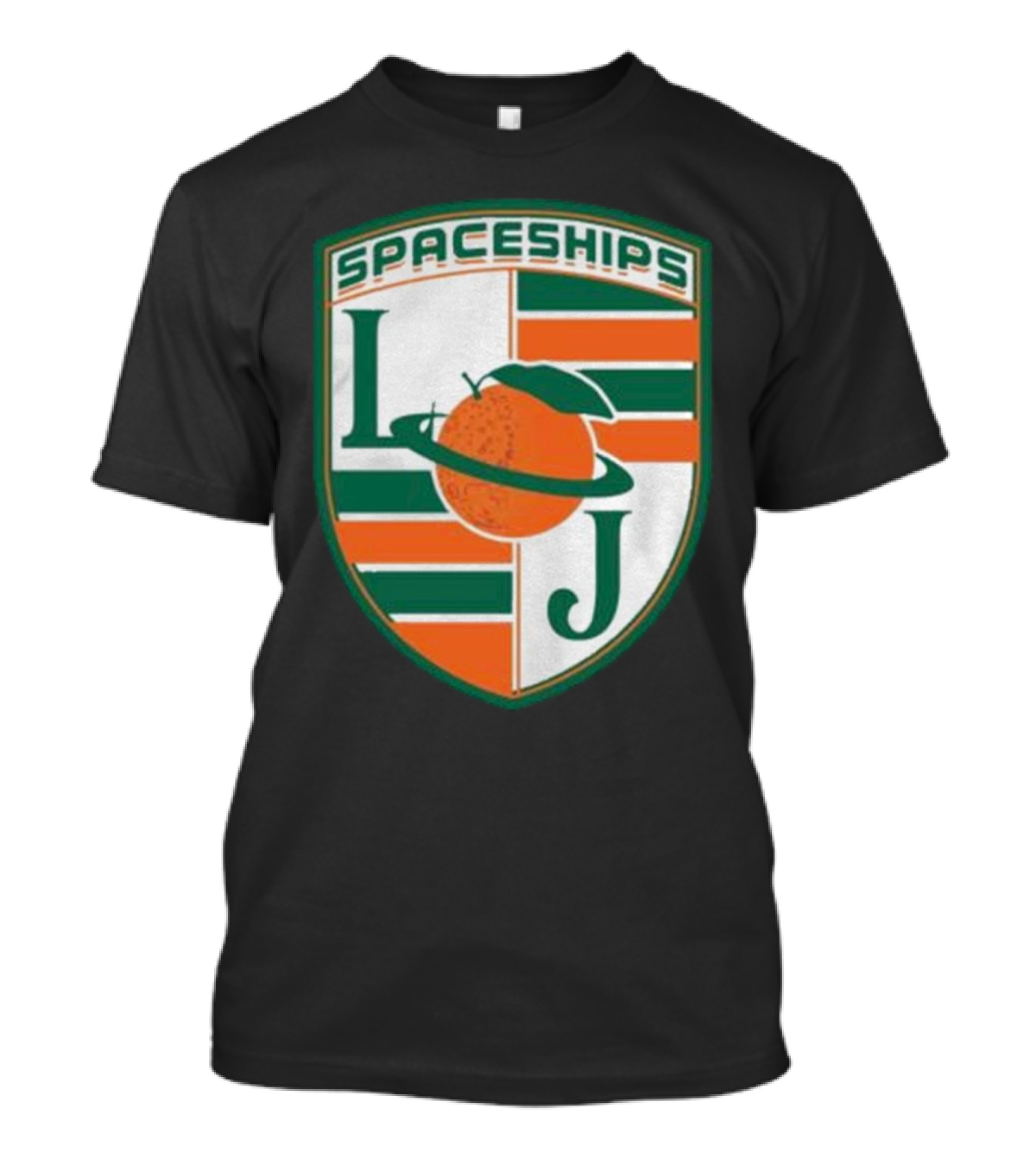Larry June Spaceships LJ Badge Merch Clothing Store T-Shirt