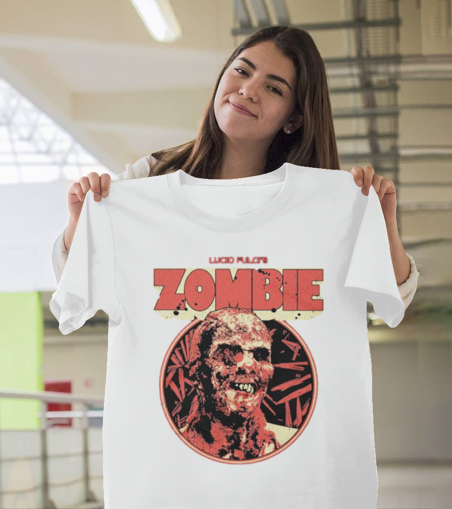 Lucio Fulci's Zombie Retro Horror Movie T-Shirt