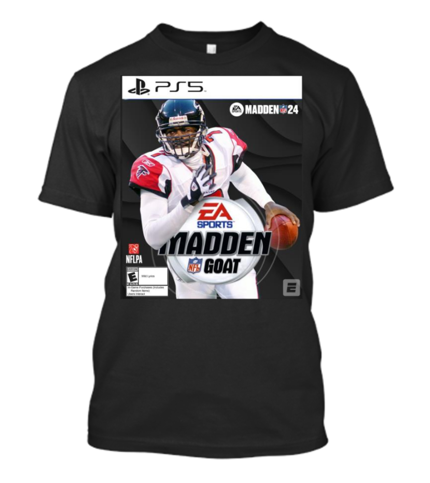 PS5 EA Sports Madden 24 NFLPA Michael Vick Madden GOAT NFL T-Shirt