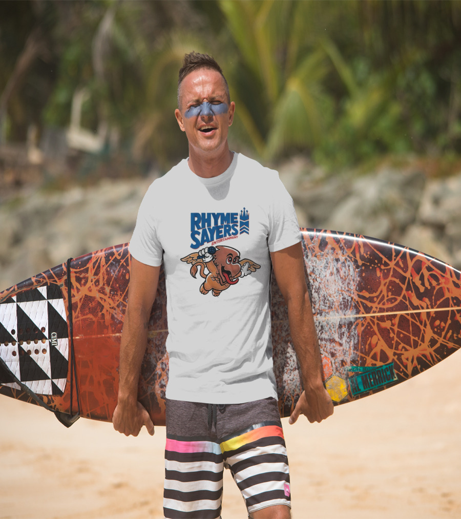 Rhymesayers Entertainment Monkey With Wings And Microphone T-Shirt