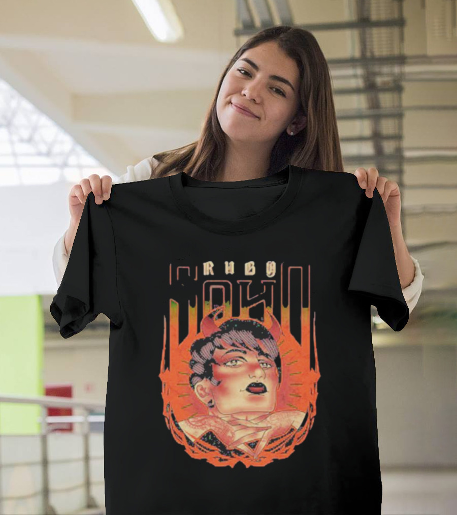 Ruby Soho Skin Deep Retro Demon Tattoo T-Shirt