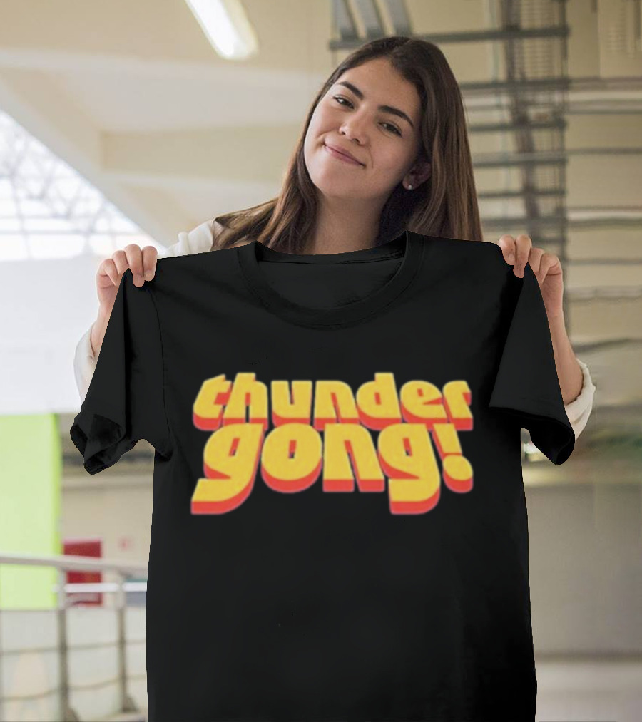 Thunder Gong 3D Retro T-Shirt