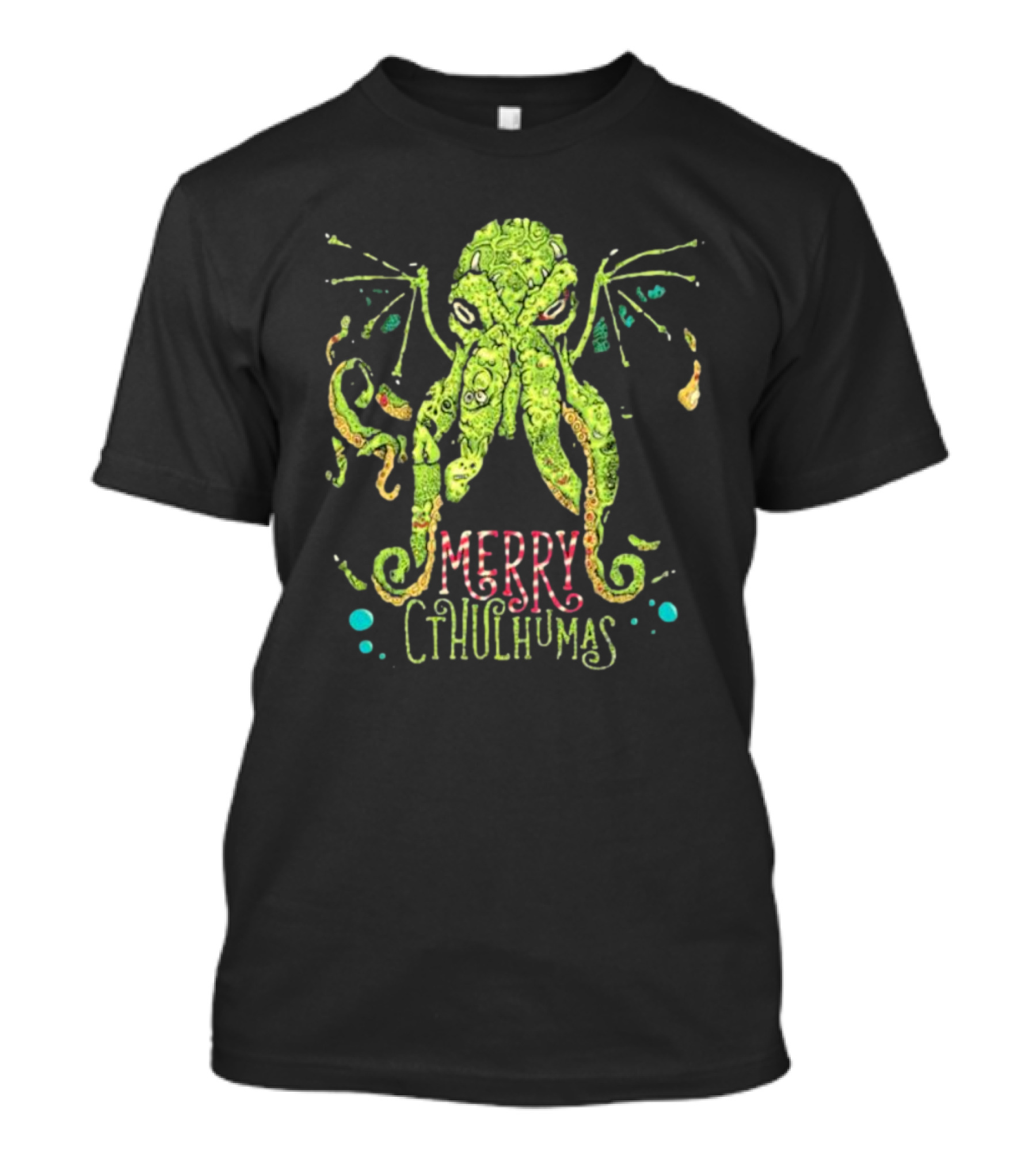 Merry Cthulhumas Christmas Cthulhu Holiday Lovecraft T-Shirt