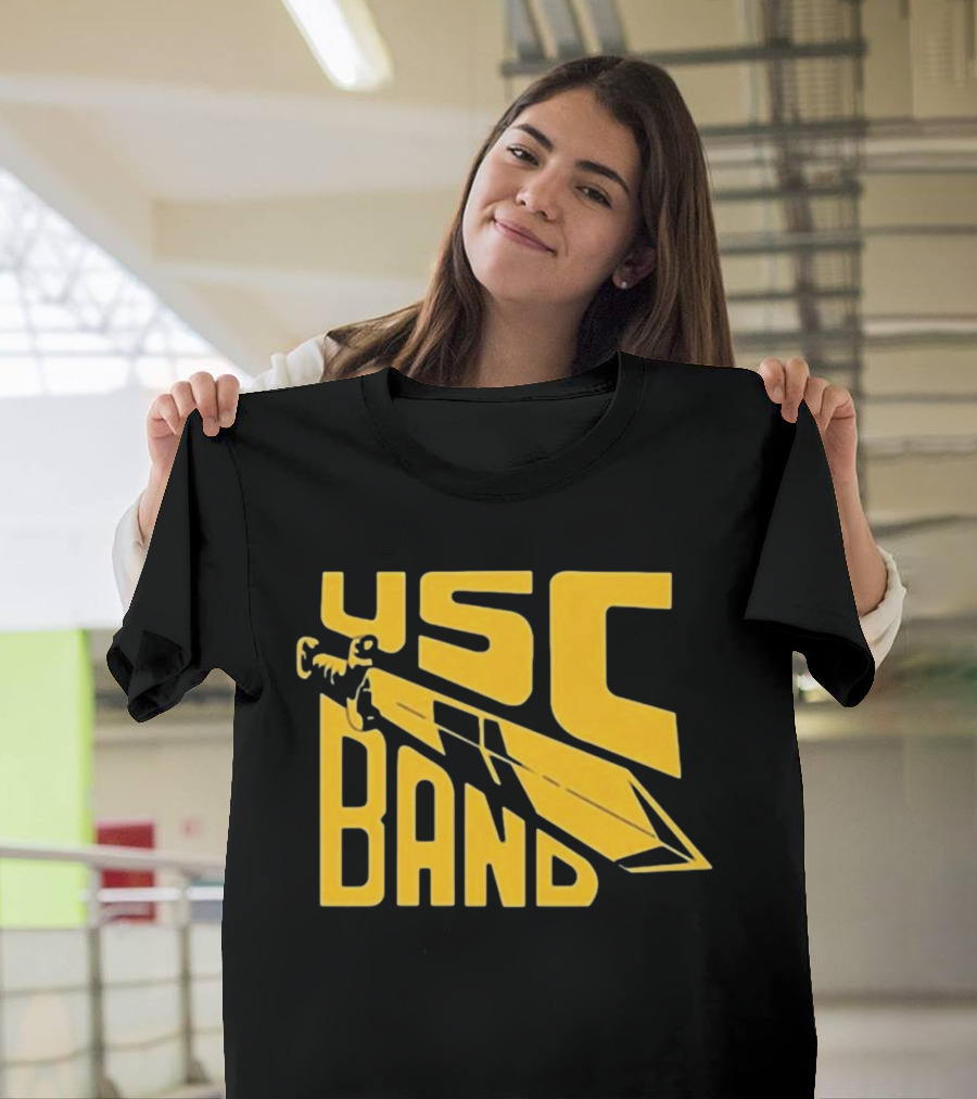 Olivia Rodrigo USC Trojans Band Sword Marching Russell T-Shirt
